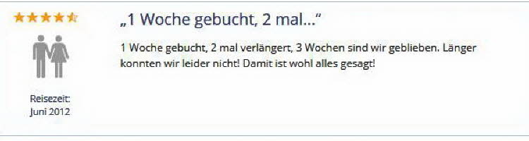 1 Woche gebucht